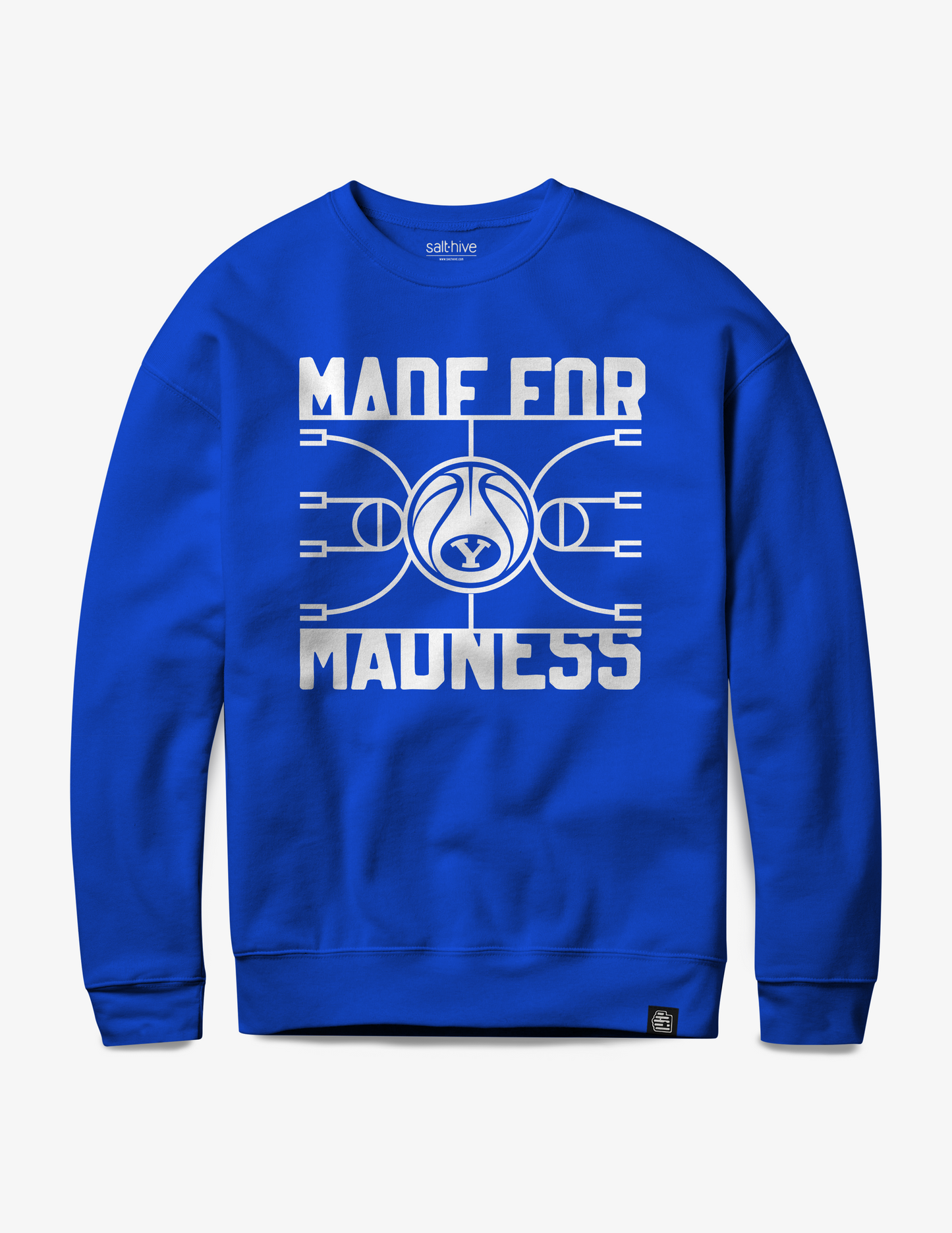 BYU Made for Madness Royal Crewneck Sweatshirt