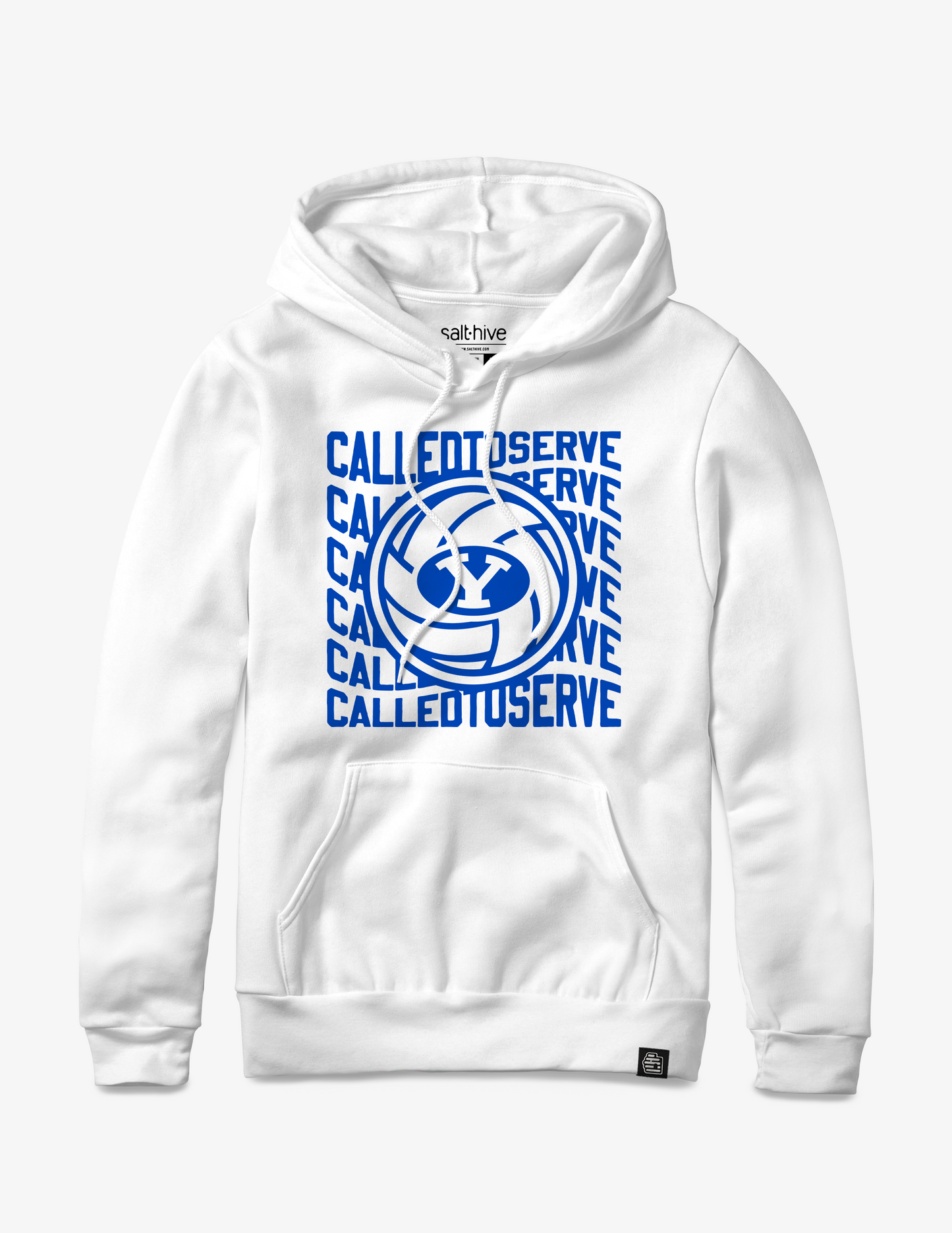 Called to Serve - BYU Volleyball White Hoodie