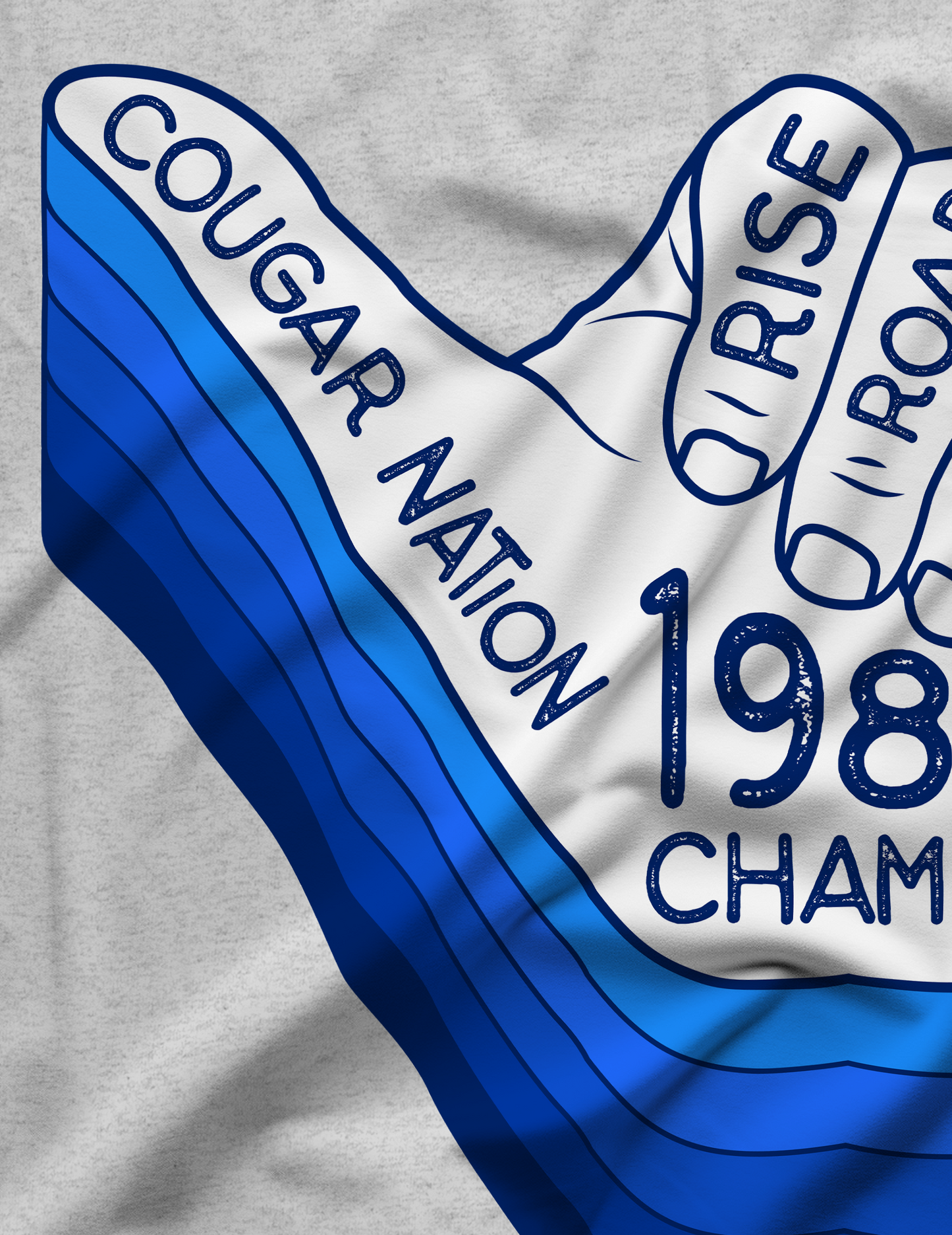 Heather Gray Shaka Life Tee