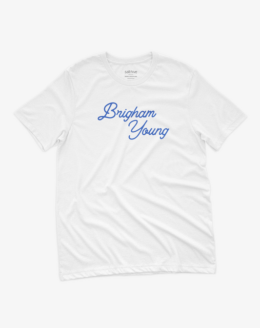 Brigham Script Tee