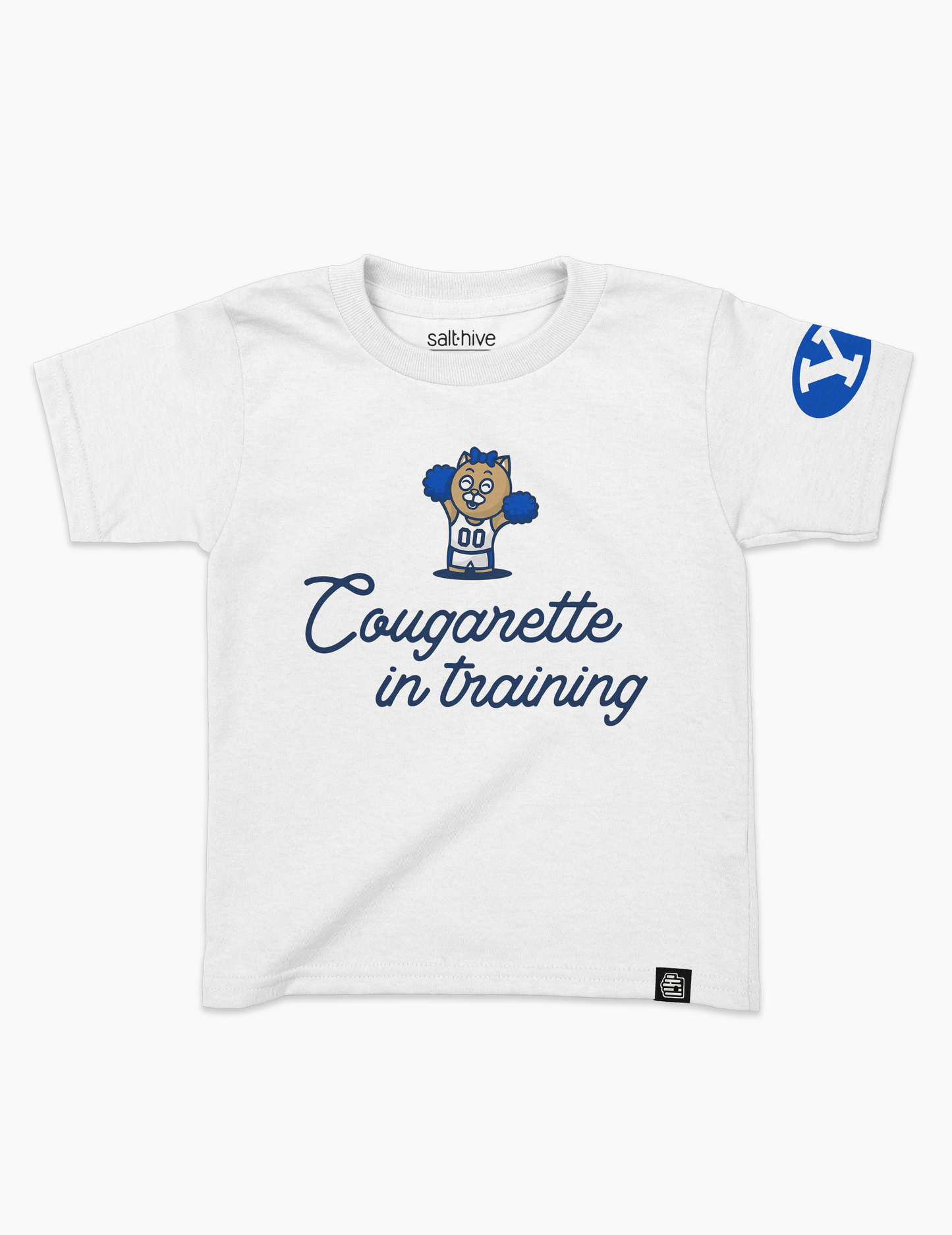 Kids BYU Cougarette in Training Tee