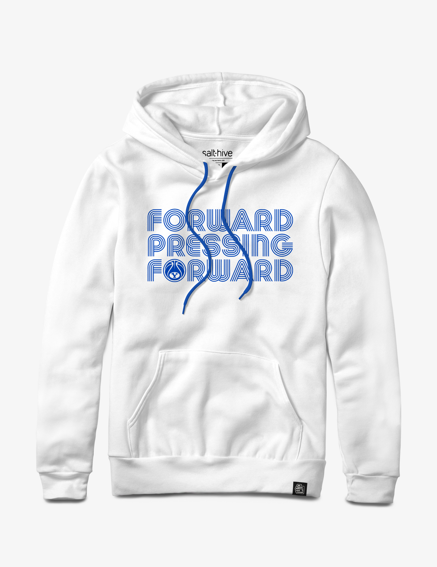 BYU Forward Pressing Forward White Hoodie