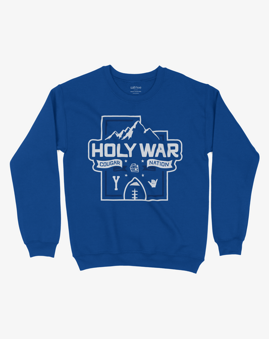 Bleed Blue  Crewneck