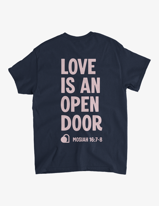 Love is an open door tee
