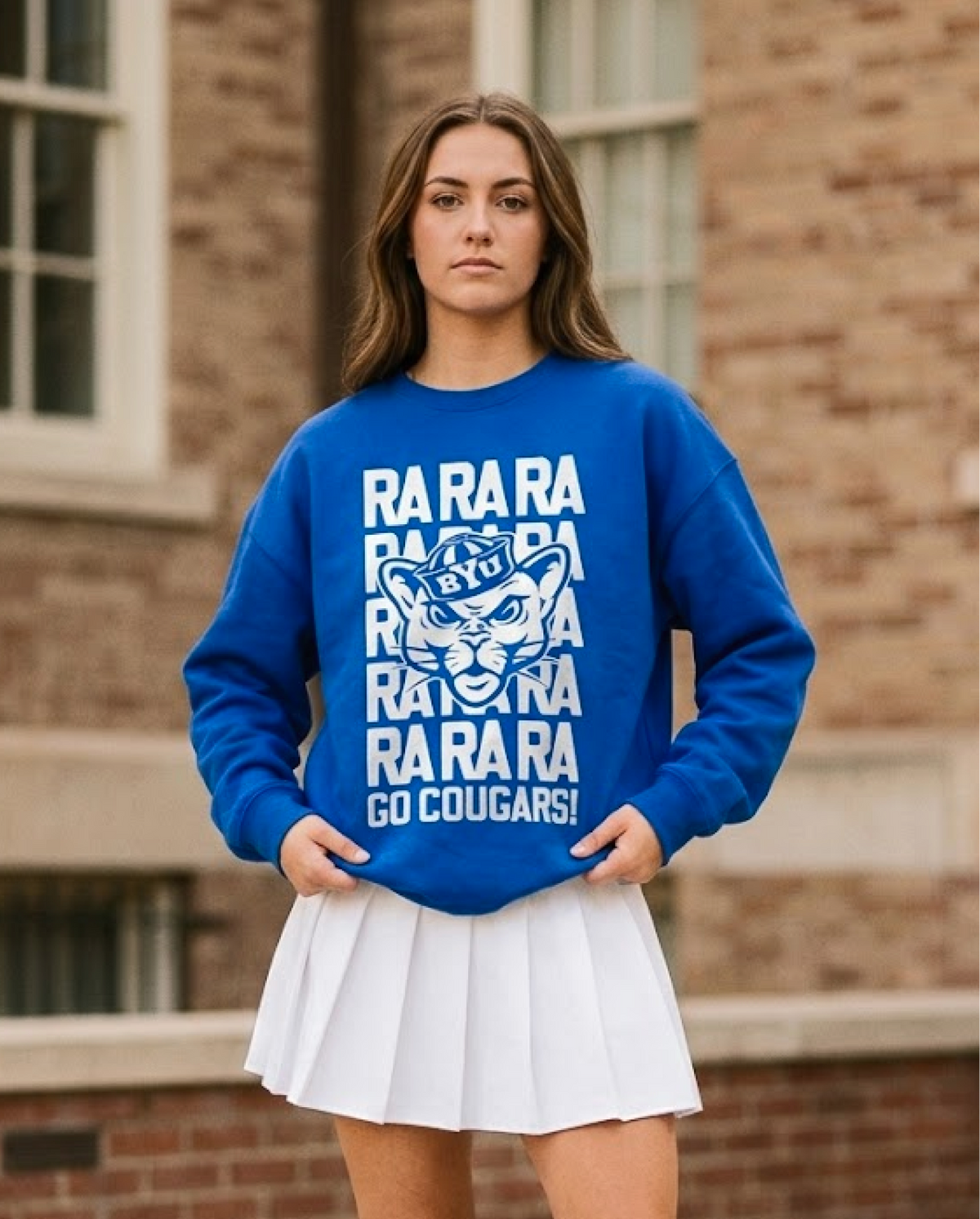 BYU Fight Song Royal Crewneck Sweatshirt