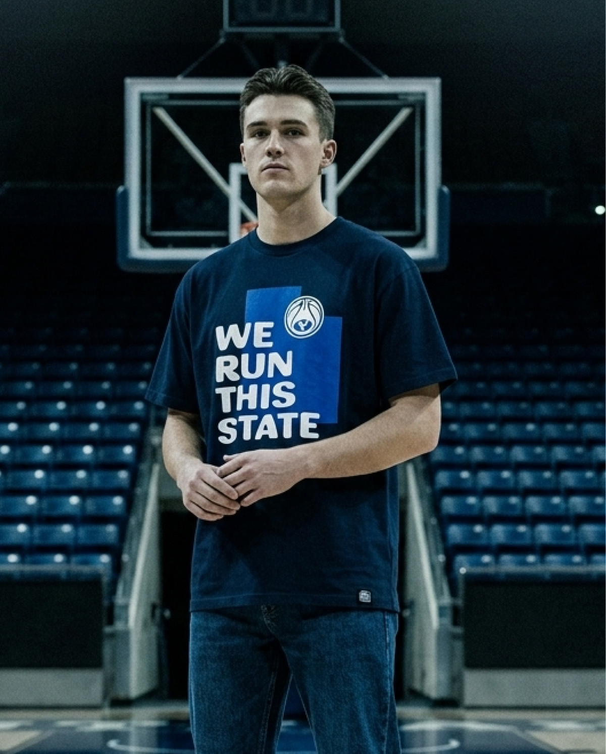 BYU We Run This State Tee