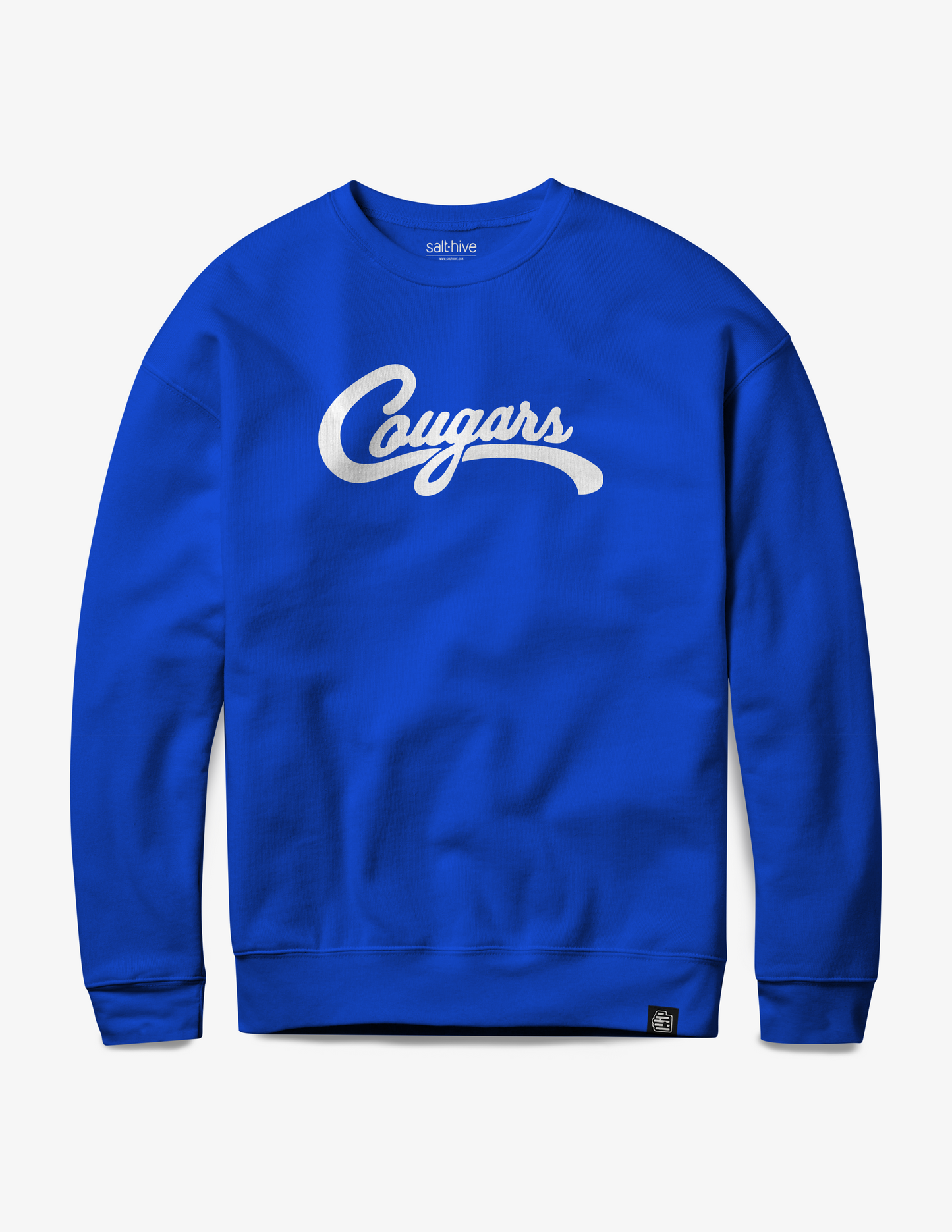 Royal Cougars Script Crewneck