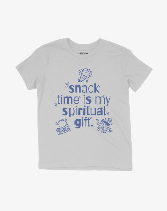 Snack time is my spiritual gift tee (Youth)