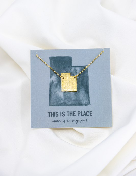 This Is The Place Charm Necklace