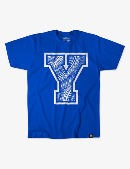 BYU Cougars Tribal Y Tee - Royal