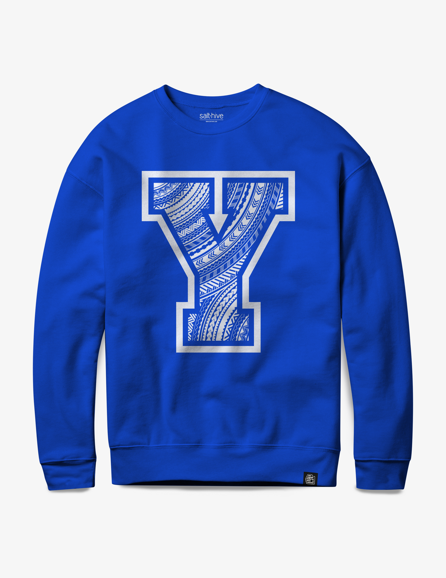 BYU Cougars Tribal Y Crewneck - Royal