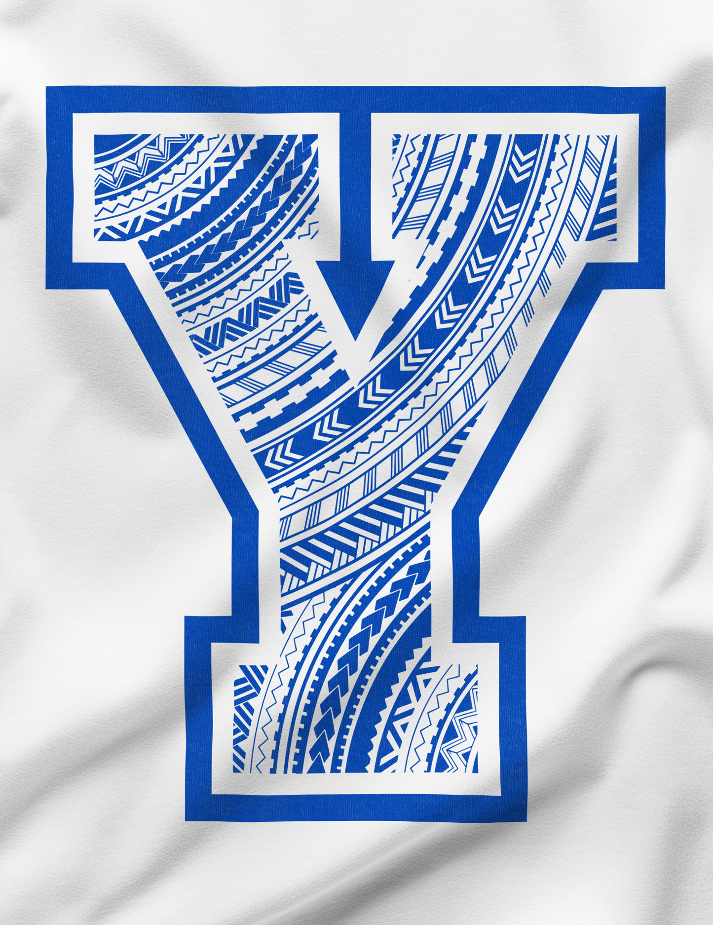 BYU Cougars Tribal Y Tee - White
