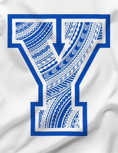 BYU Cougars Tribal Y Tee - White