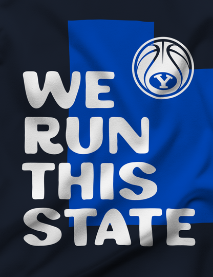 BYU We Run This State Tee