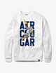 BYU Air Cougar White Crewneck Sweatshirt